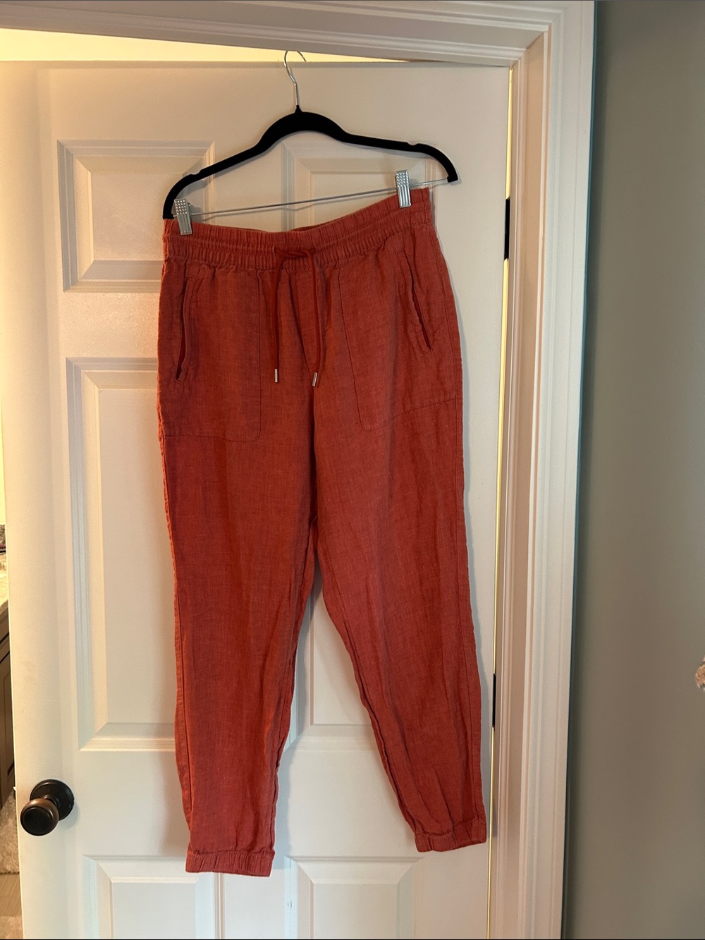 Athleta Rust Orange Women's Drawstring Joggers